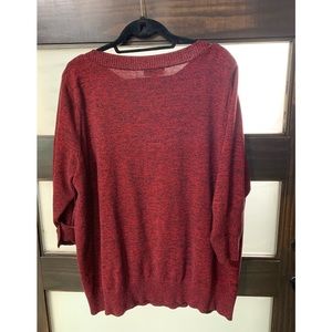 Dressbarn Plush Red Sweater